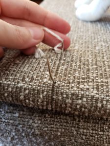 補修中マットレス針①