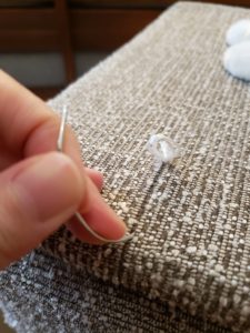 補修中マットレス針④