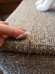 補修中マットレス針⑥