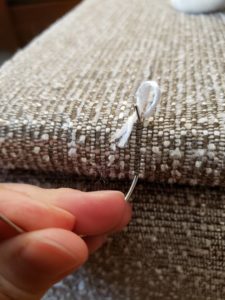 補修中マットレス針⑦