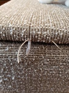 補修中マットレス針⑪