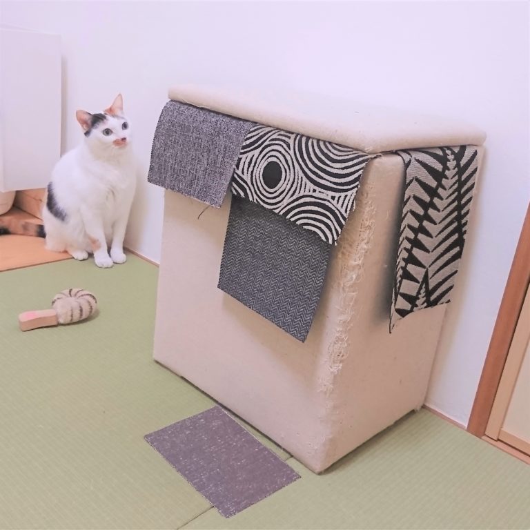 爪とぎにふさわしい布選び